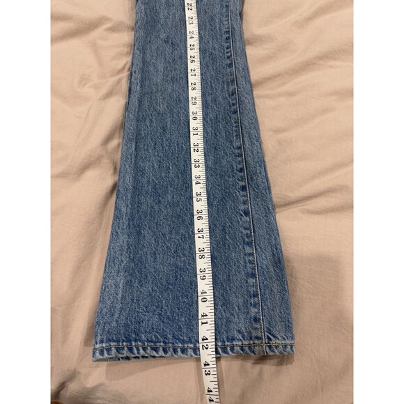 SLVRLAKE Womens Size 24 High Rise Boho Hippie Flare Jeans Blue 100% Cotton USA - Picture 8 of 9